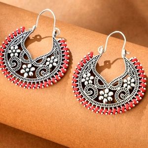 Carved Gypsy Earrings